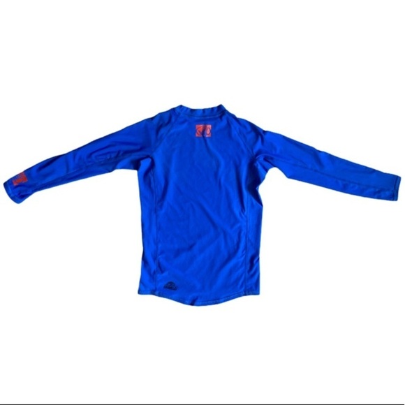 Body Glove Blue Swim Long Sleeve Rash Guard Shirt - Picture 3 of 10